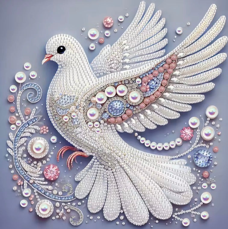 Pigeon Themed Diamond Painting Set
