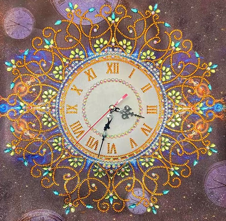 5D Diamond Painting Special Shaped Clock