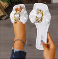 Summer Square Headed Comfortable Flat Slippers