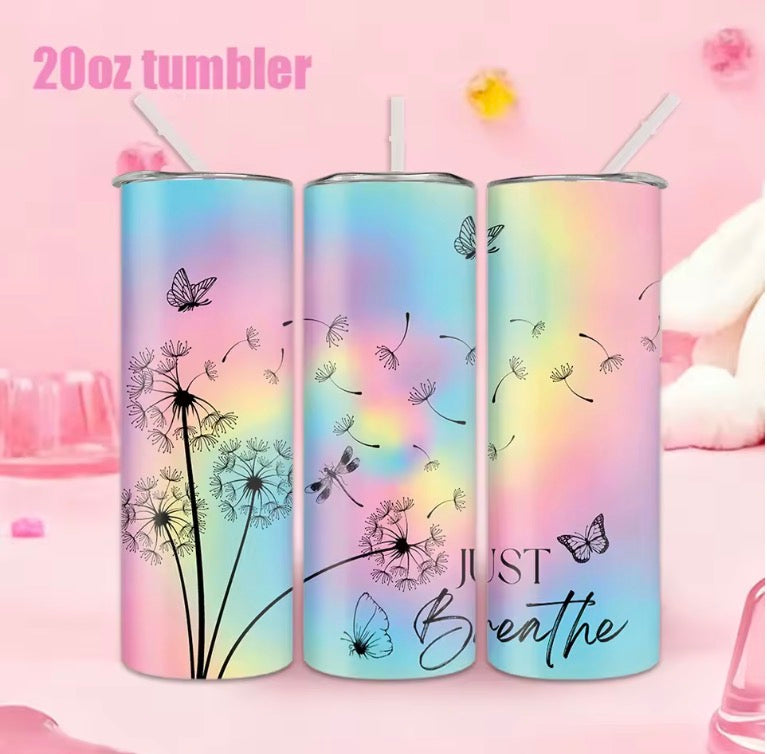20oz straw water bottle