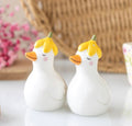 DAISY & DUCK SALT AND PEPPER SHAKERS