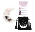 LOVE HEALING CRYSTAL SET WITH MOON TRINKET DISH