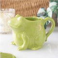 LUNA FROG SHAPED MUG AND LILY PAD SAUCER