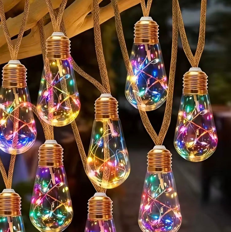 Solar Fairy Lights with 25/15/10 Unbreakable Clear Bulbs