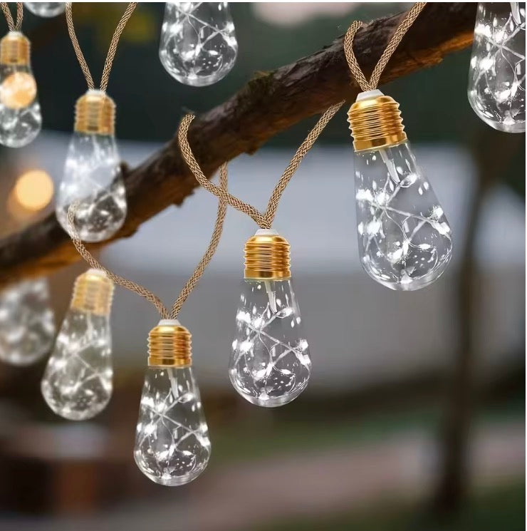 Solar Fairy Lights with 25/15/10 Unbreakable Clear Bulbs