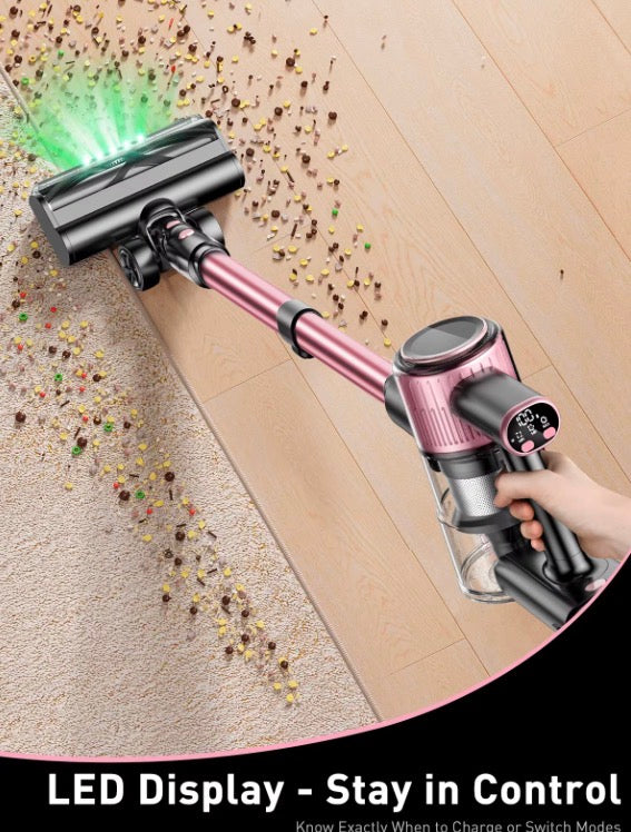 Cordless Vacuum Cleaner, 55Kpa/500W/45min 10 in 1 Powerful