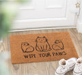 NATURAL WIPE YOUR PAWS CAT DOORMAT