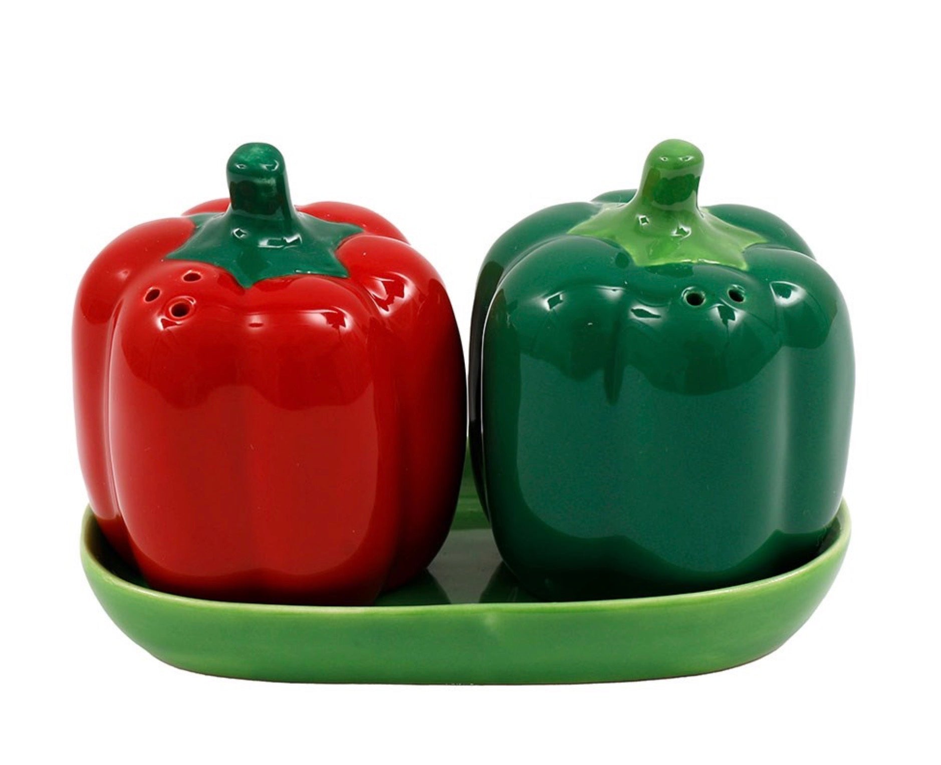 BELL PEPPER SALT AND PEPPER SHAKERS