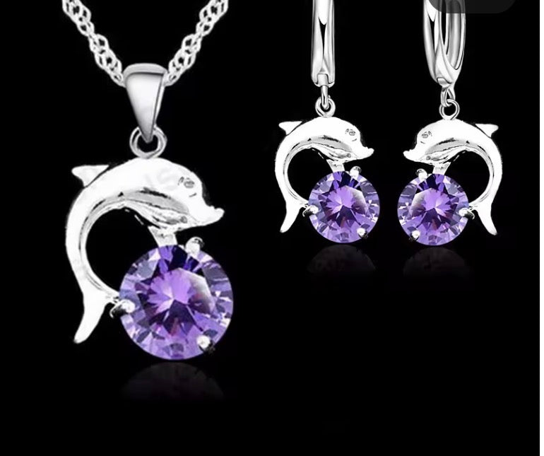 Necklace+ Earrings Sets Cute Romantic Style