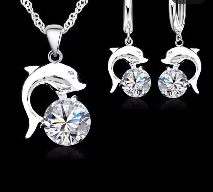 Necklace+ Earrings Sets Cute Romantic Style