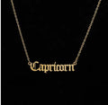 Zodiac Sign Astrology Necklace