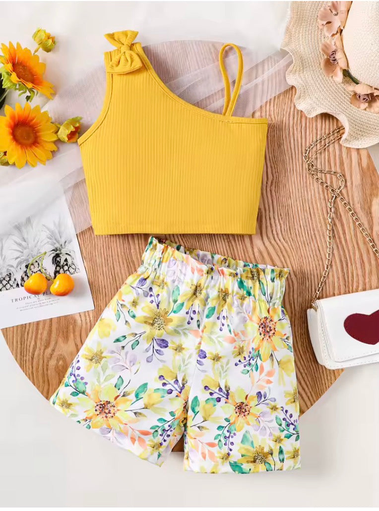 2PCS Summer Kids Girl Clothes Set