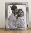 Personalised Black & Gold Free Text 8x10 Photo Frame