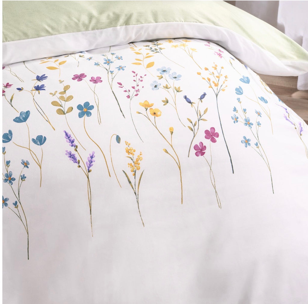 Floral Border Duvet Set
