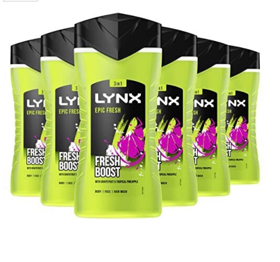 LYNX Epic Fresh 12 hours of freshness Shower Gel