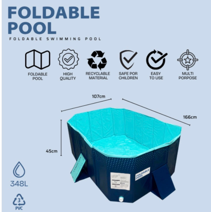 FOLDABLE POOL 1,66x1,07m.