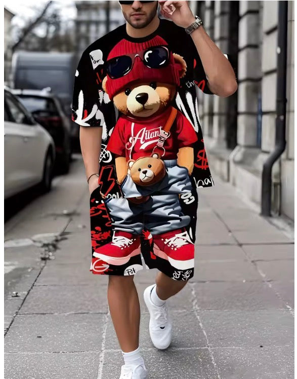 Summer New Men's Set Features Street Casual