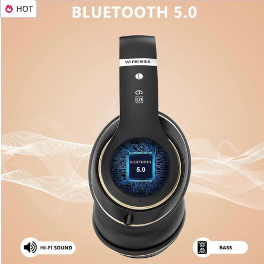 Wireless Headset Foldable Bluetooth Headphones