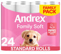 Andrex Family Soft Toilet Paper 24 Rolls