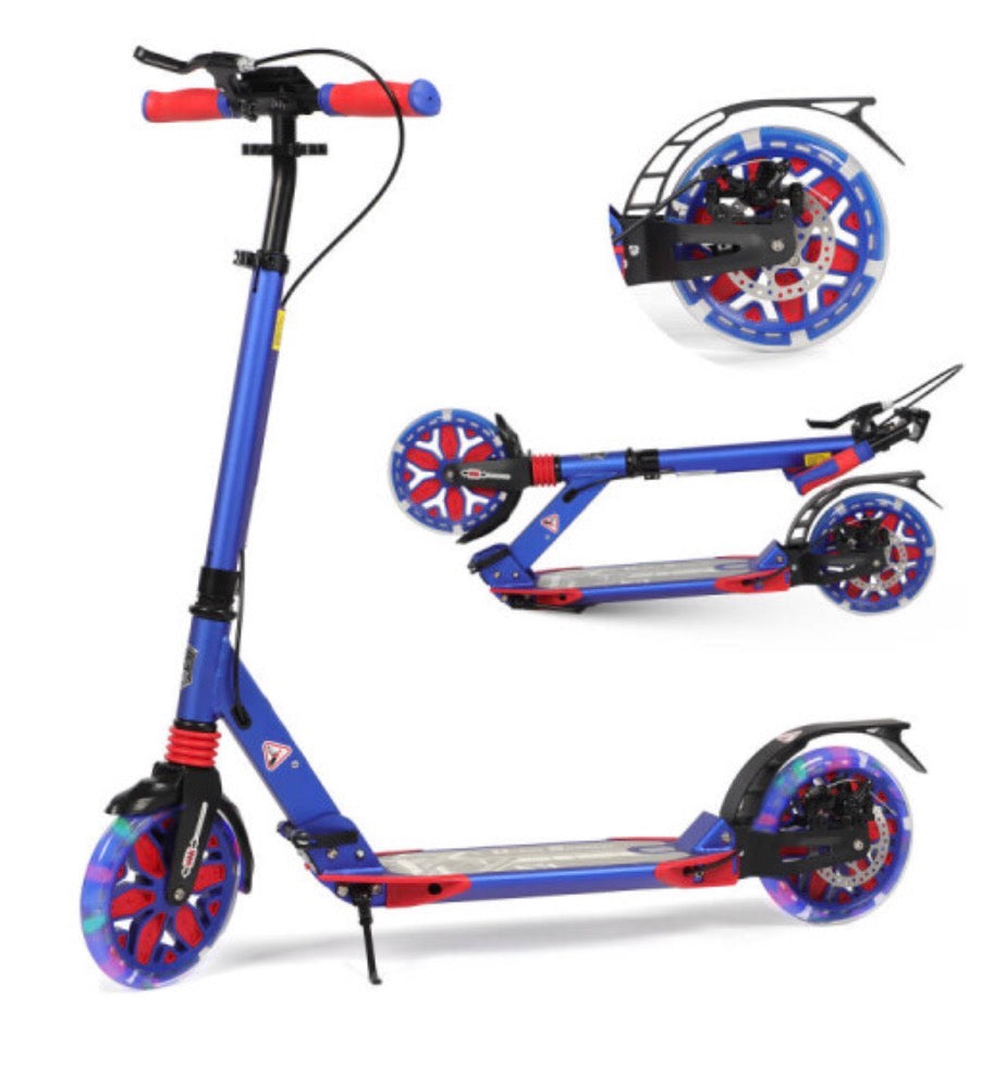 Scooter for Kids Age 8-12 with 2 Light-up Wheels,
