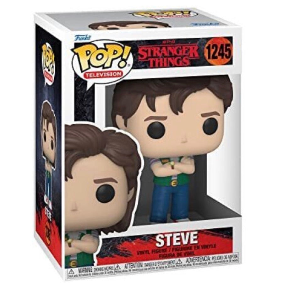 Funko POP! TV: Stranger Things S4 - Steve, Multicolor 9cm Figure
