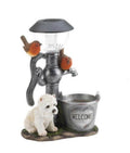 Cat Dog Rabbit Creativity Solar Lamp Statue