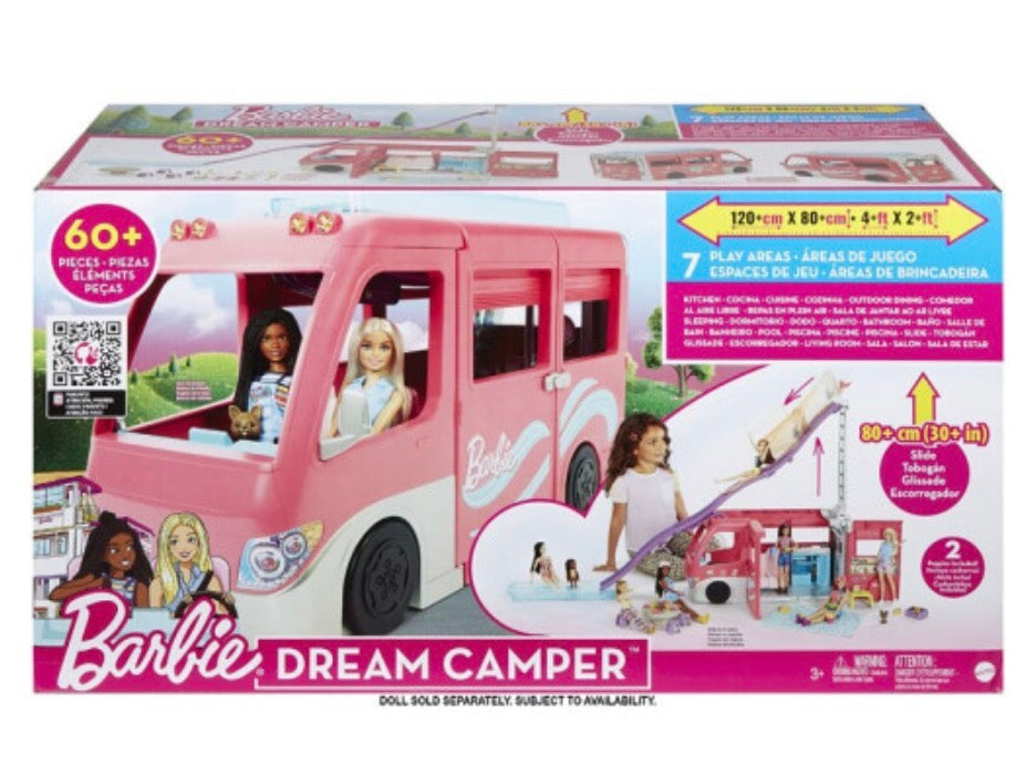 Barbie Dream Camper Featuring Seven Play Areas