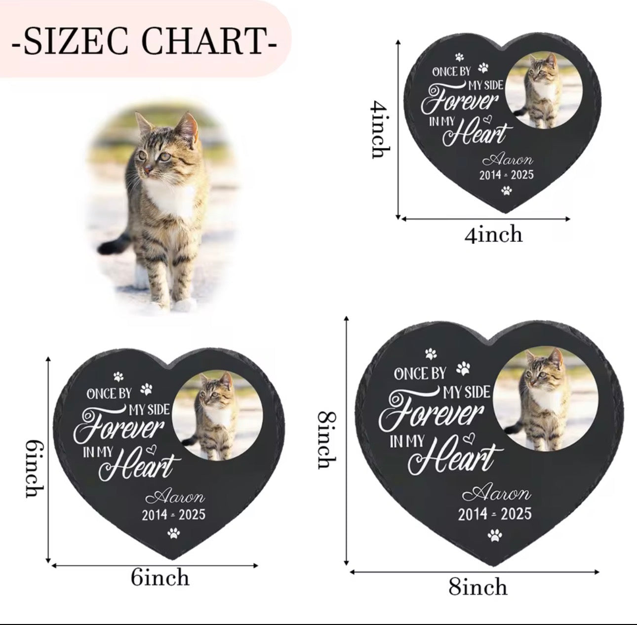 Personalised Pet Memorial Slate