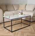 Manhattan Marble Effect Rectangle Coffee Table