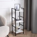 Manhattan Marble Effect 3-Tier Shelving Unit