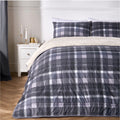 Coverless Check 10.5 Tog Duvet Set
