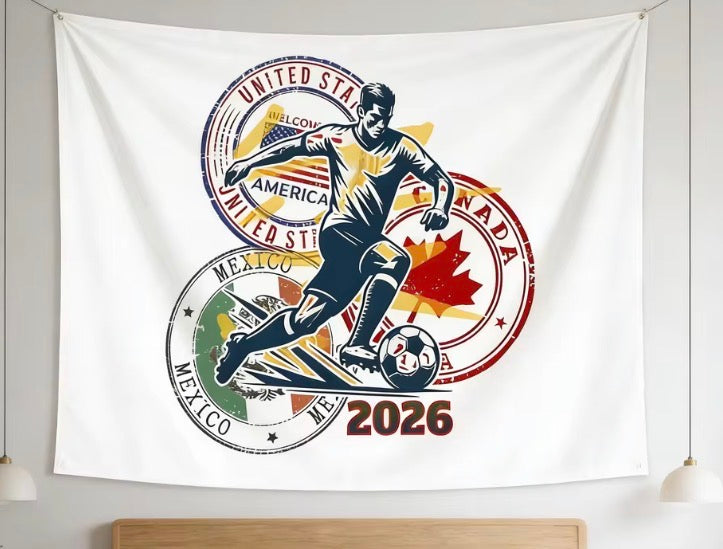 Soccer World Cup 2026 Tapestry