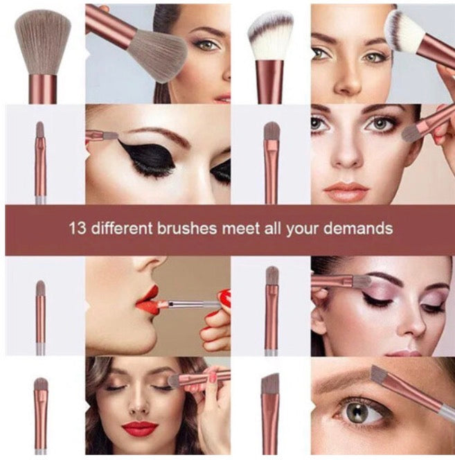13PCS Makeup Brushes Set Beauty Soft Makeup Tool