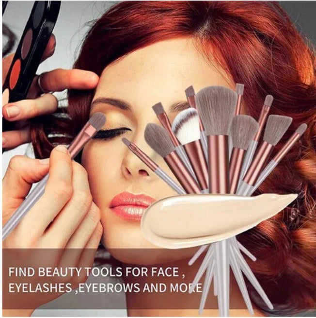 13PCS Makeup Brushes Set Beauty Soft Makeup Tool