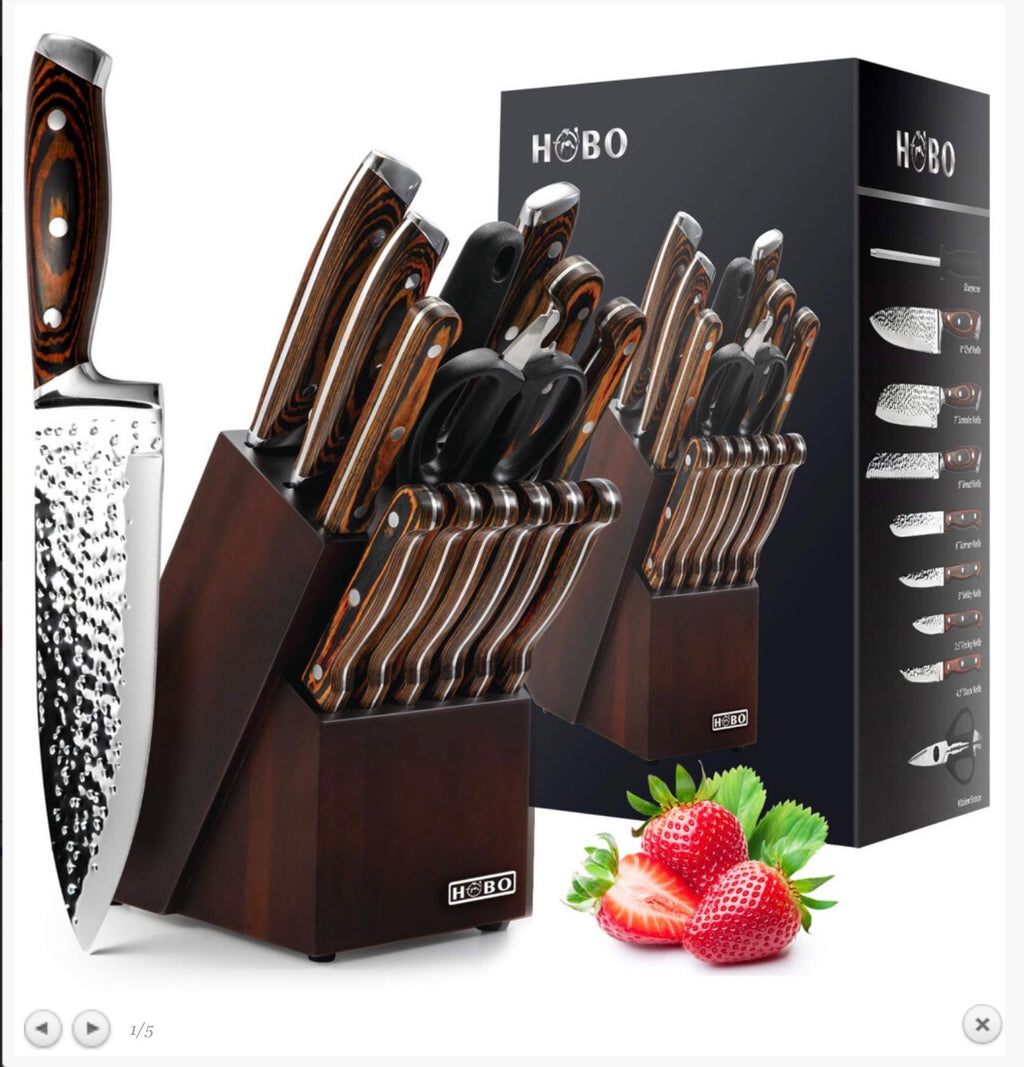15-Piece Japanese Chef Knife Set