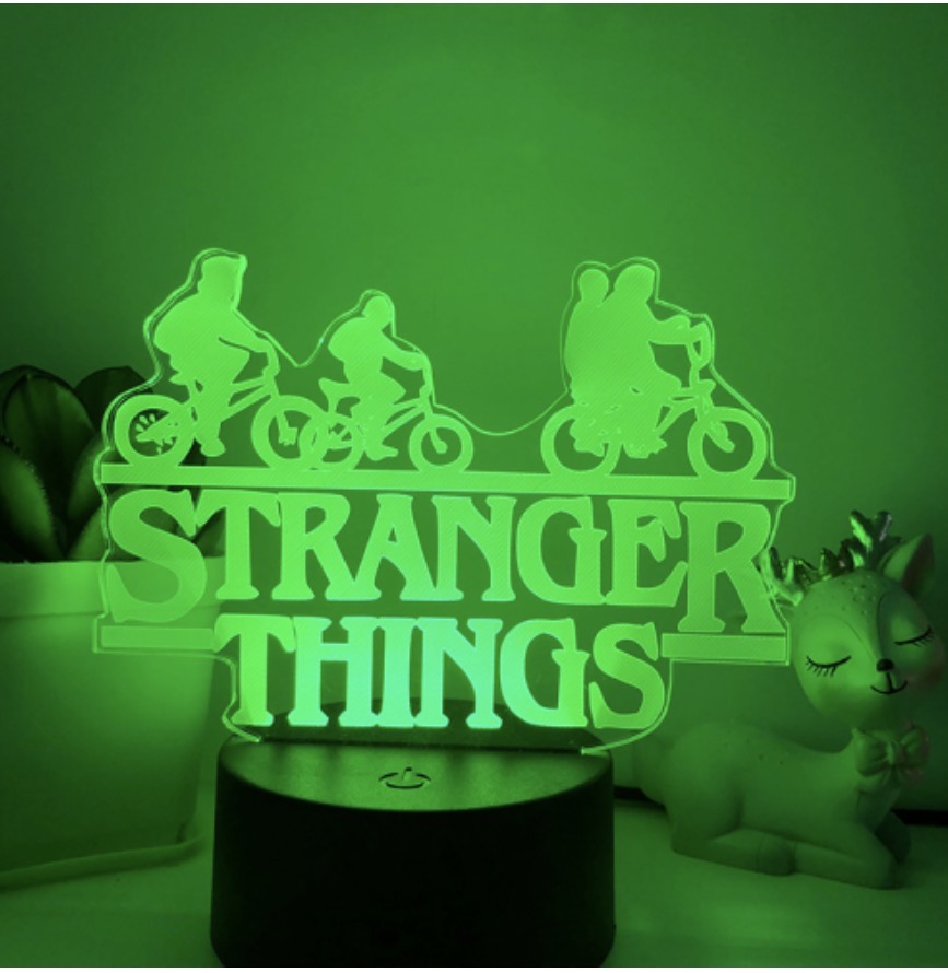 Stranger Things Night Light 3D LED Illusion Lamp