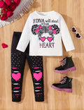 2 Piece Girls Set “This Diva Will Steal Your Heart”