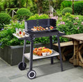 Outsunny Charcoal BBQ Grill Trolley Barbecue