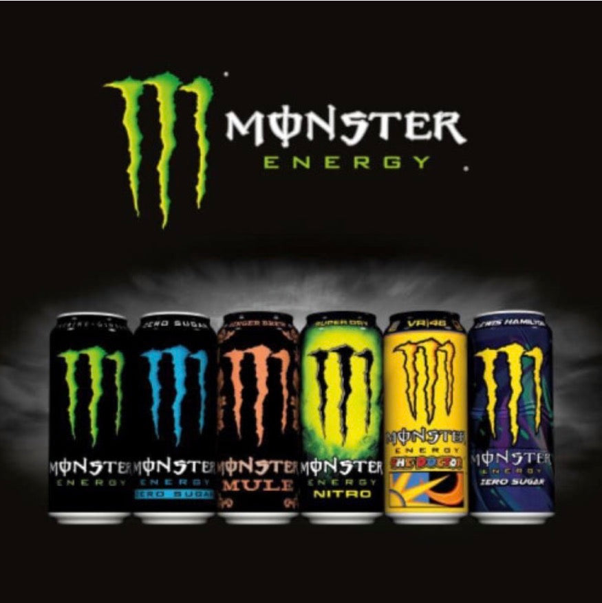 Monster Energy Drink, 9 x 500ml