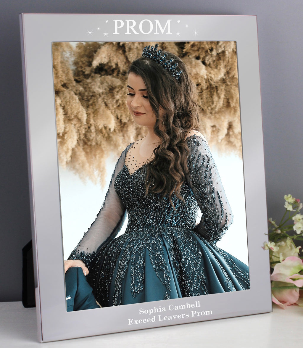 Personalised Prom Night 10x8 Silver Photo Frame