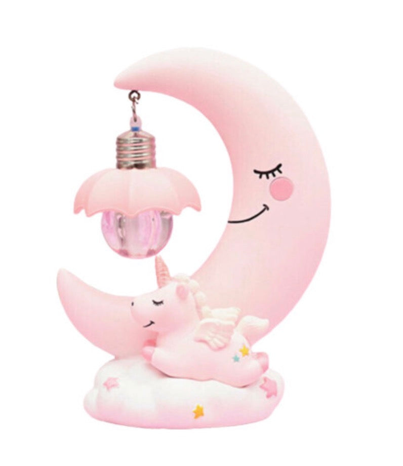 LED 3D Unicorn Bedside Desk Lamp Night Light