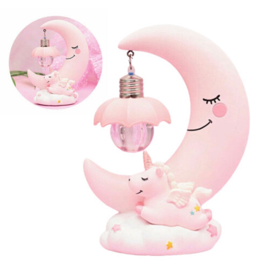 LED 3D Unicorn Bedside Desk Lamp Night Light