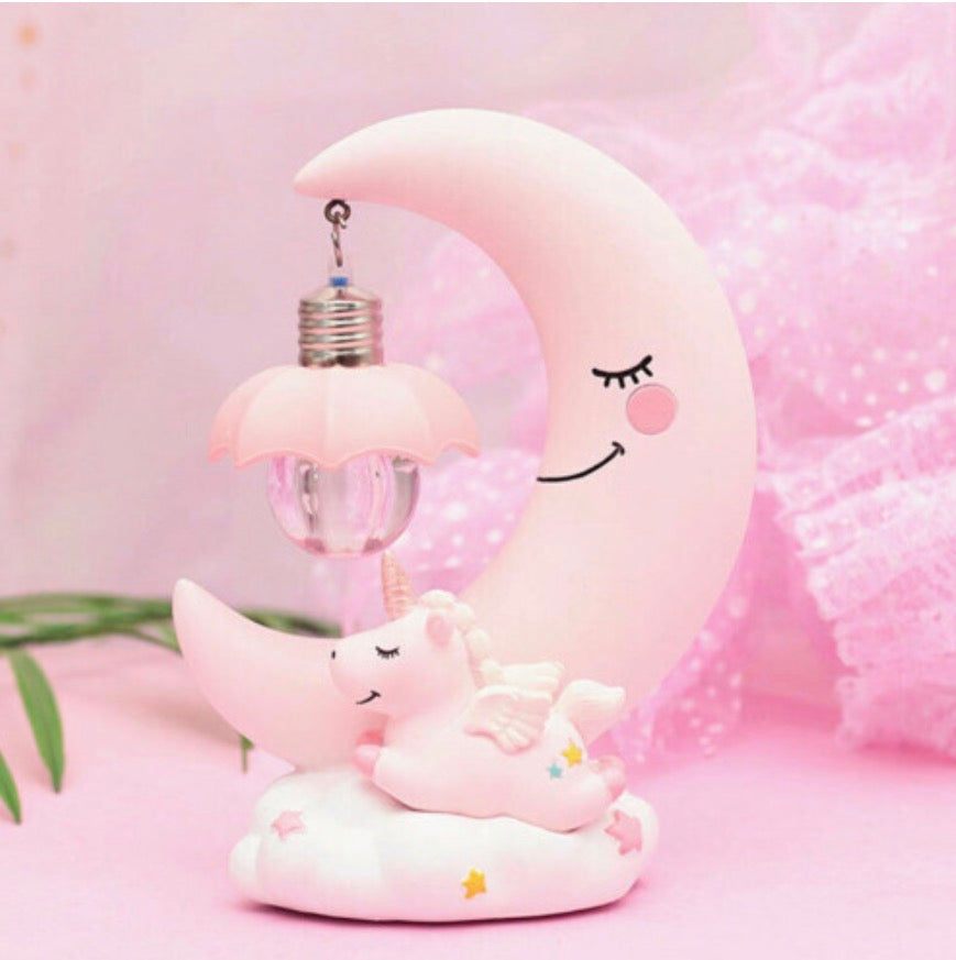 LED 3D Unicorn Bedside Desk Lamp Night Light