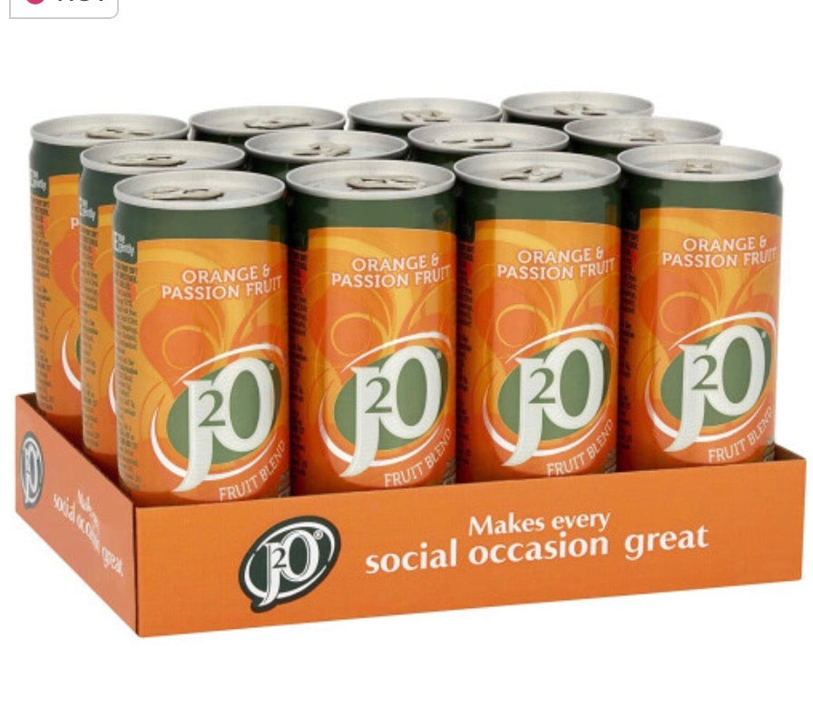J2O Fruit Blend Juice Drink Perfect Mixer Low Calorie