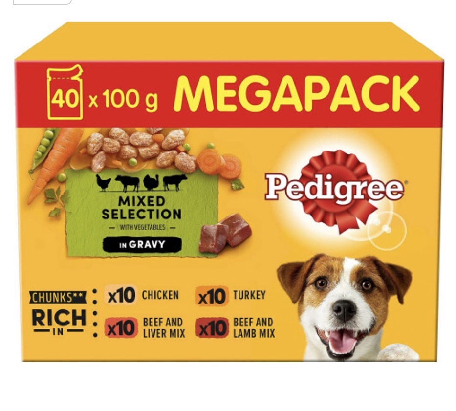Pedigree Mixed Selection in Gravy 40 Pouches