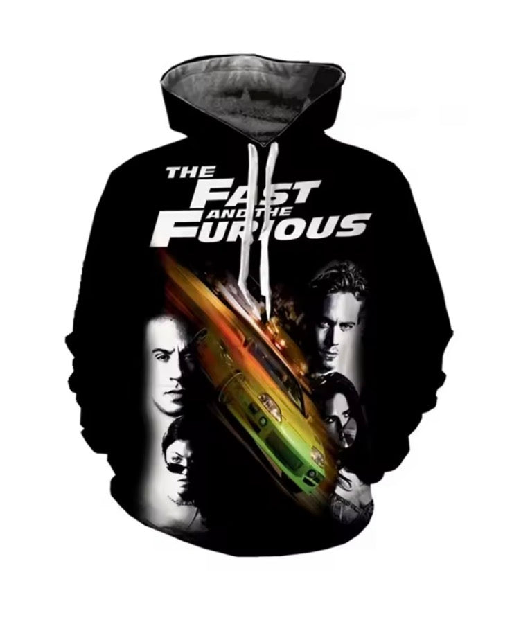 Fast And Furious 3D Print Hoodies