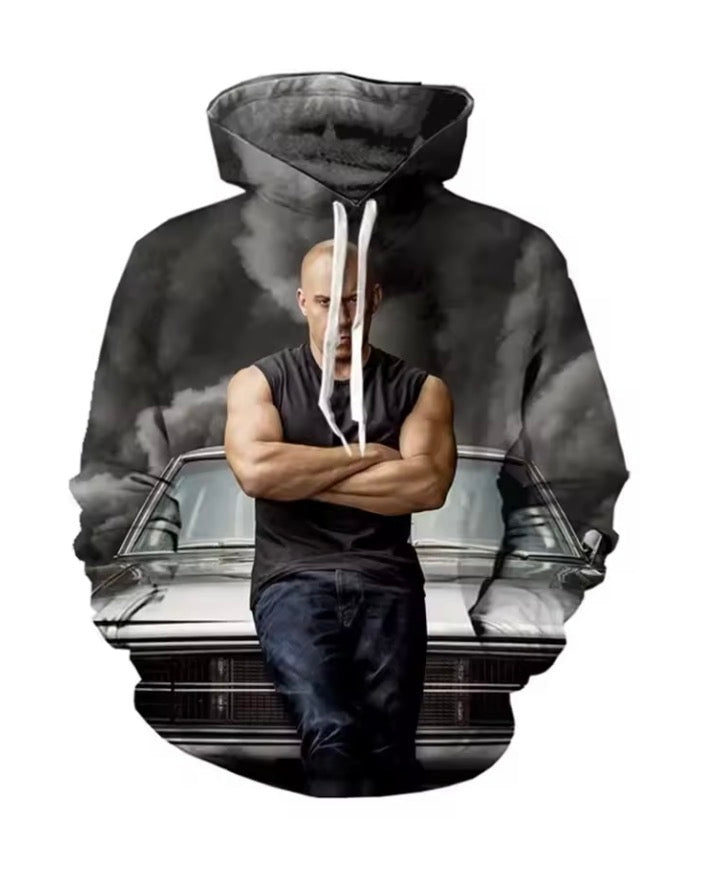Fast And Furious 3D Print Hoodies
