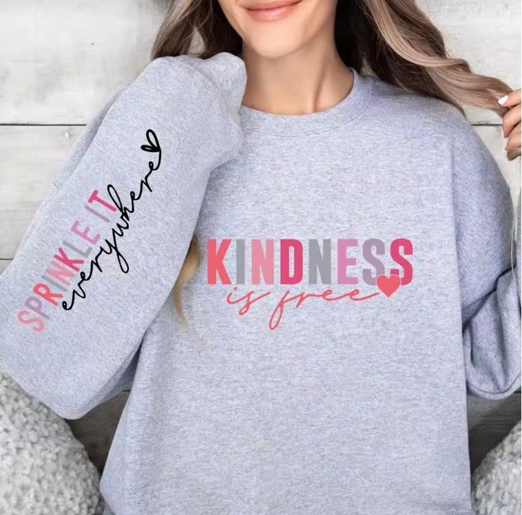 Winter Women's Hoodie Kindness Is Free
