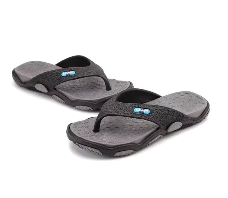 Men's Casual Plastic Simple Color Matching Flip-Flops
