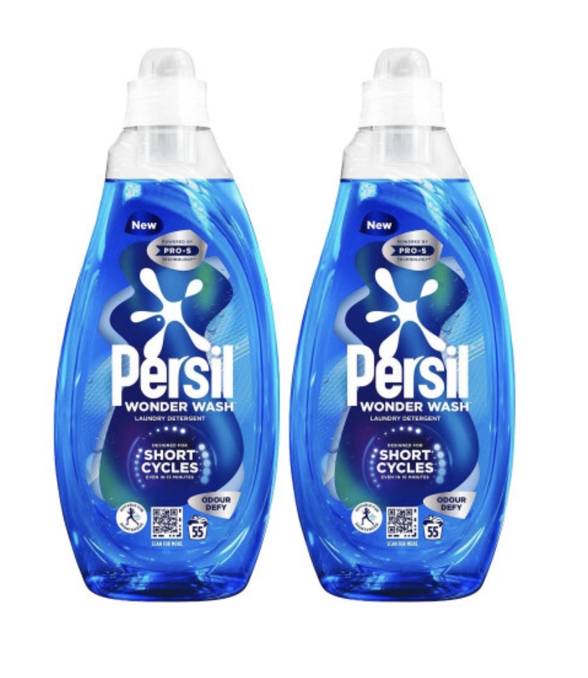 Persil Wonder Wash Detergent 55 Washes 1.485 Litre, 2 Pack